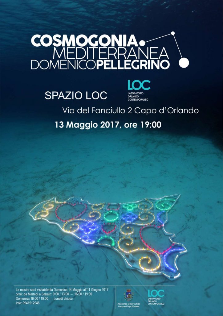 CAPO D’ORLANDO – “Cosmogonia Mediterranea”, la “Sicilia Luminosa” da Lampedusa esposta nello Spazio LOC