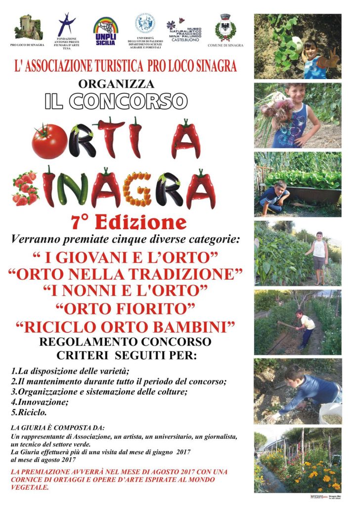SINAGRA – Balconi e Orti, i concorsi dedicati alla bellezza del territorio