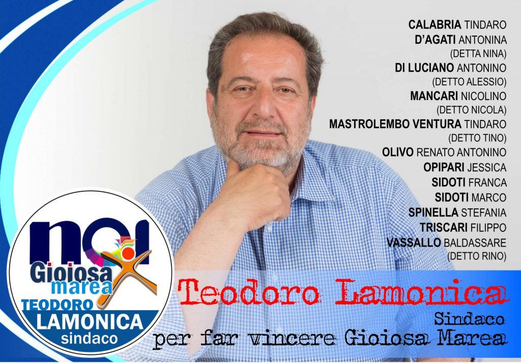ELEZIONI “GIOIOSE” – Teodoro Lamonica presenta lista e programma