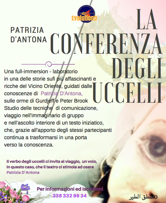 PATRIZIA D’ANTONA – Far Teatro…”La conferenza degli Uccelli”