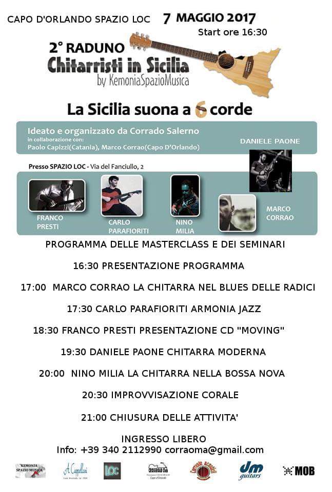 CAPO D’ORLANDO MUSICA – “La Sicilia Suona a Sei Corde”