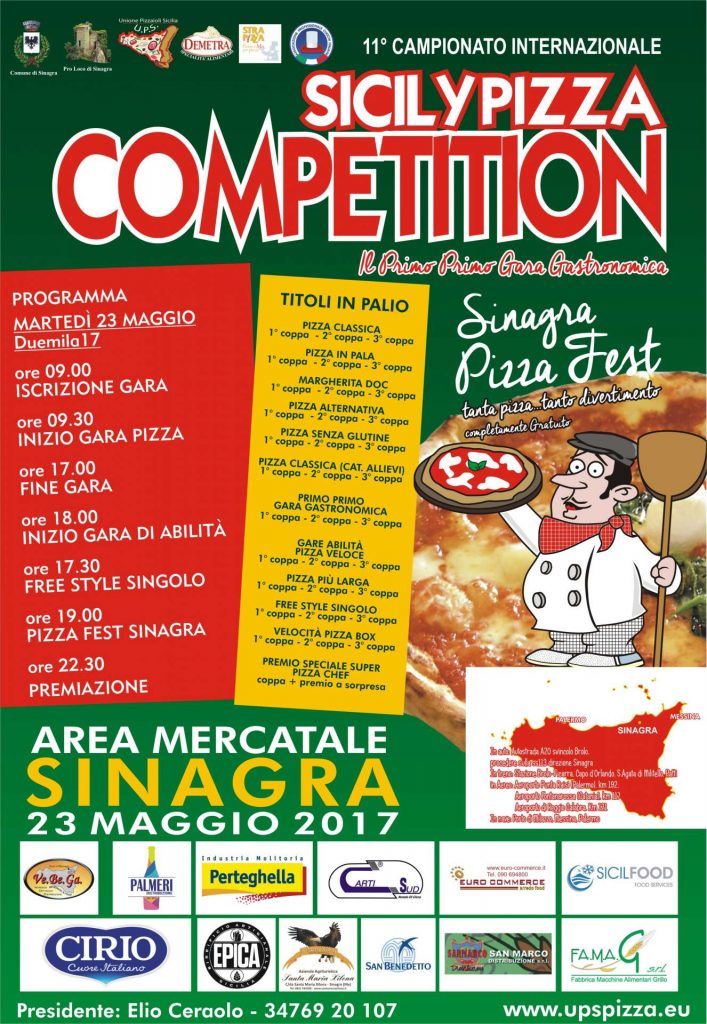 SINAGRA – In Festa, 11° campionato Internazionale SicilyPizza Competition
