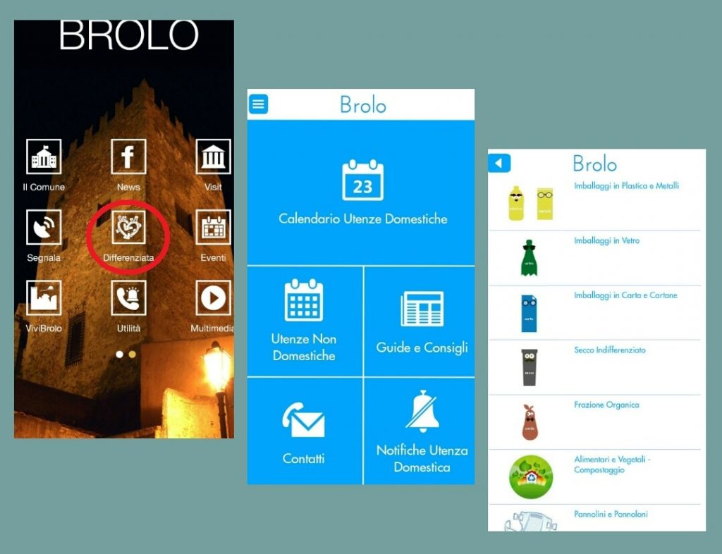 DIFFERENZIATA – Tutto quel che c’è da sapere sull’App del Comune di Brolo