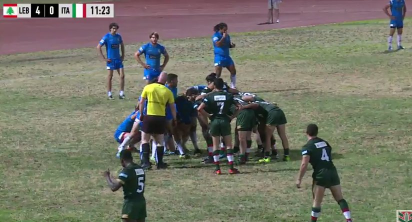 RUGBY – L’Italia League perde di misura in Libano