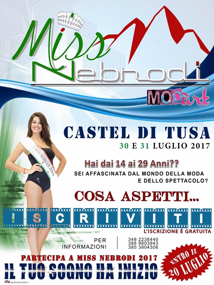 MISS NEBRODI E DINTORNI – La IV edizione della Kermesse a Castel di Tusa