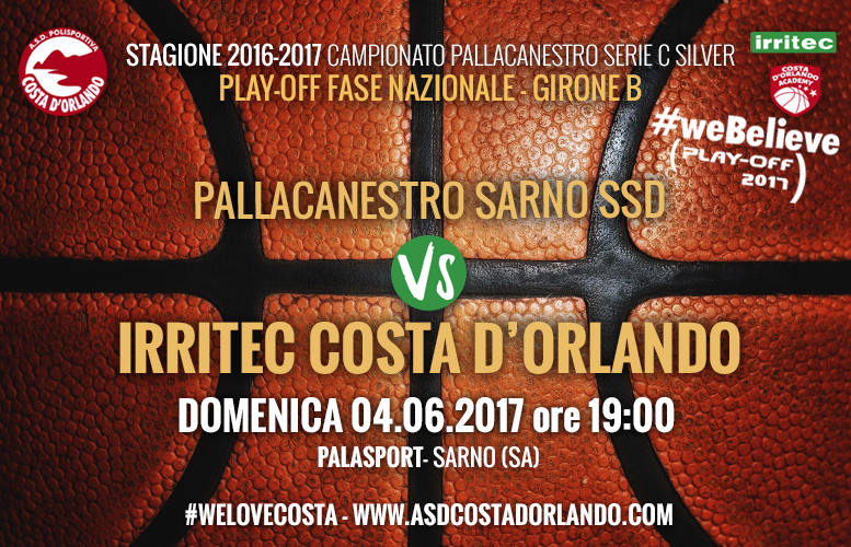 IRRITEC COSTA D’ORLANDO – Pallacanestro Sarno la prossima avversaria Costa