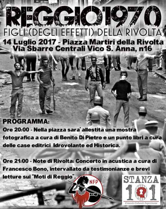 REGGIO CALABRIA – Note di Rivolta