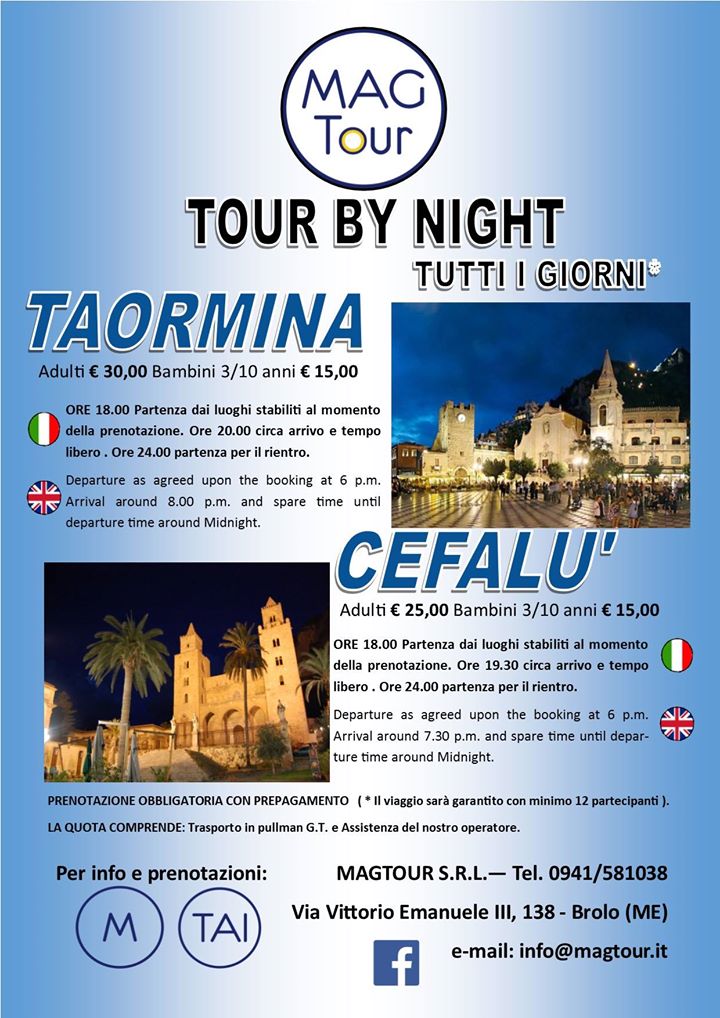 LA SICILIA… IN TOUR – Dalle Eolie ai grandi concerti con i servizi della Mag Tour