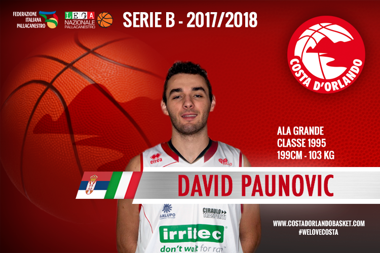 IRRITEC COSTA D’ORLANDO – David Paunovic è un uomo Costa