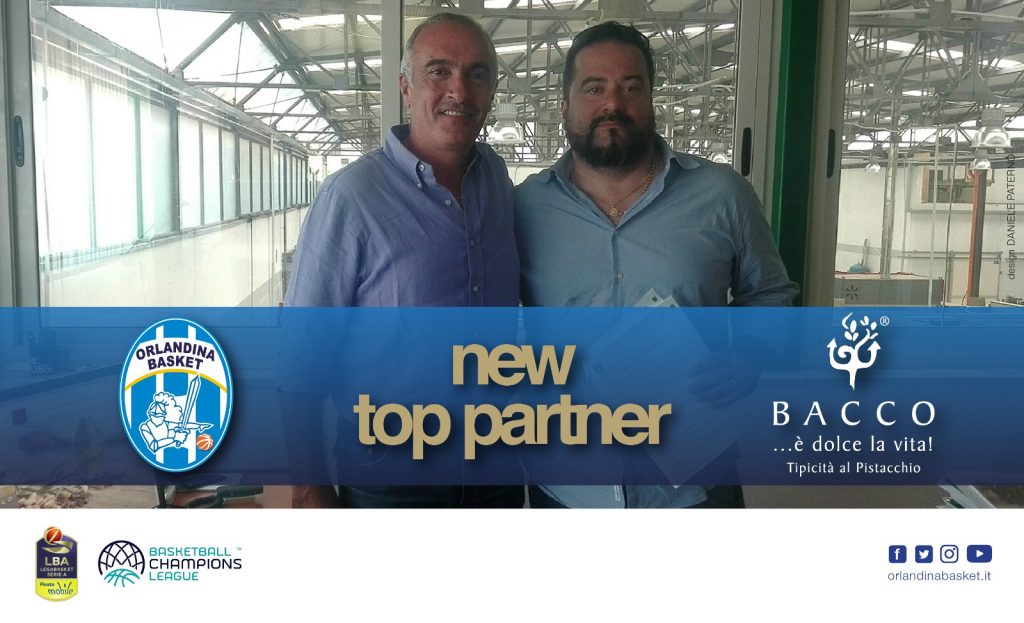 BASKET  – Eccellenze Siciliane: Bacco S.r.l. nuovo partner dell’Orlandina Basket