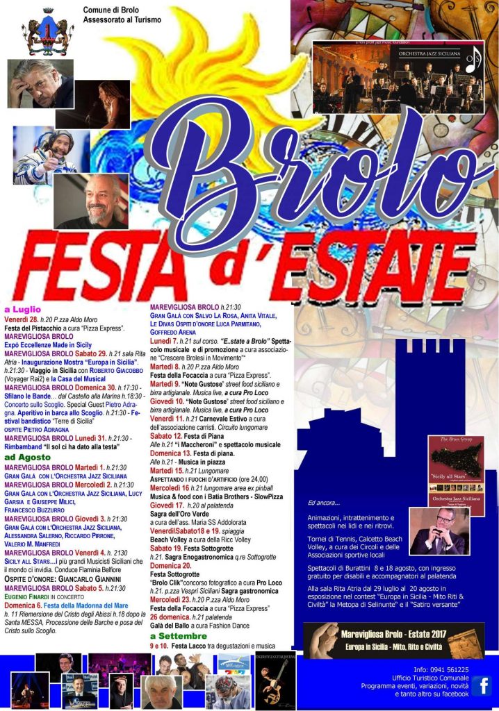 FARE D’ESTATE – Il Programma di Brolo
