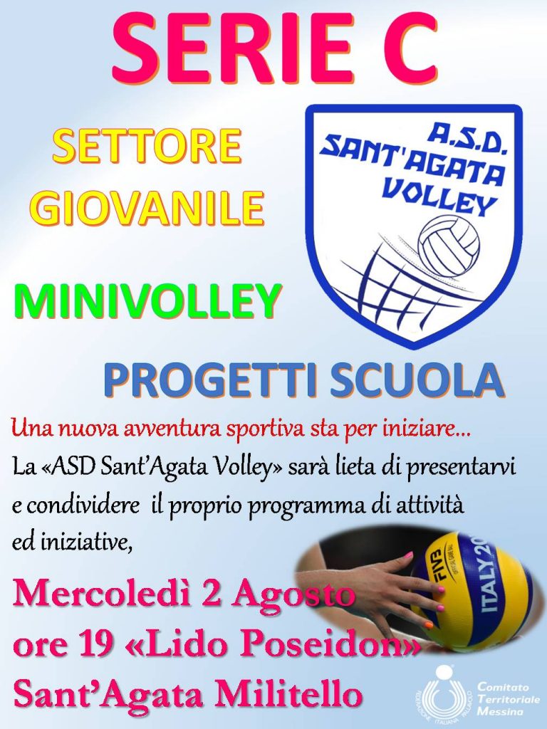 VOLLEY – Il Sant’Agata Volley presenta la nuova stagione sportiva