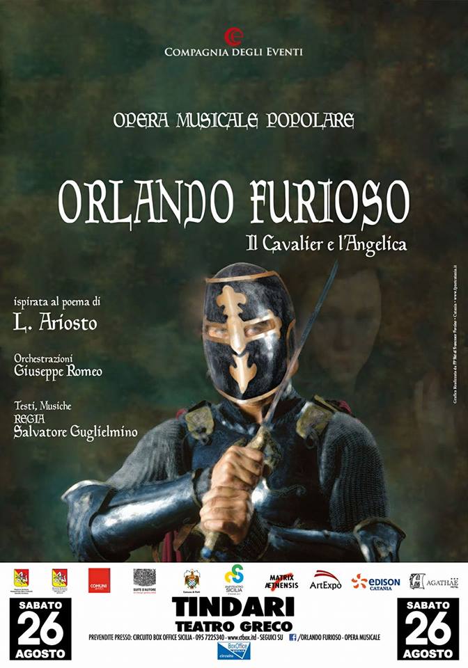 ORLANDO FURIOSO – Oggi al Teatro greco di Tindari