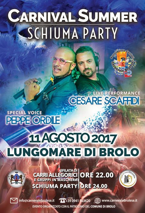 CARNEVALE ESTIVO – Oggi si sfila a Brolo