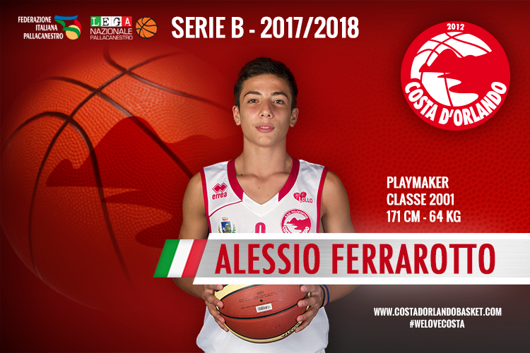 IRRITEC COSTA D’ORLANDO – Anche Alessio Ferrarotto farà parte del team Costa