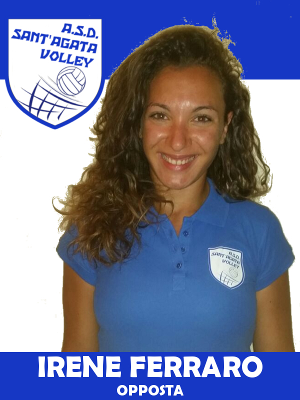 VOLLEY – Irene Ferraro è l’opposta del Sant’Agata Volley