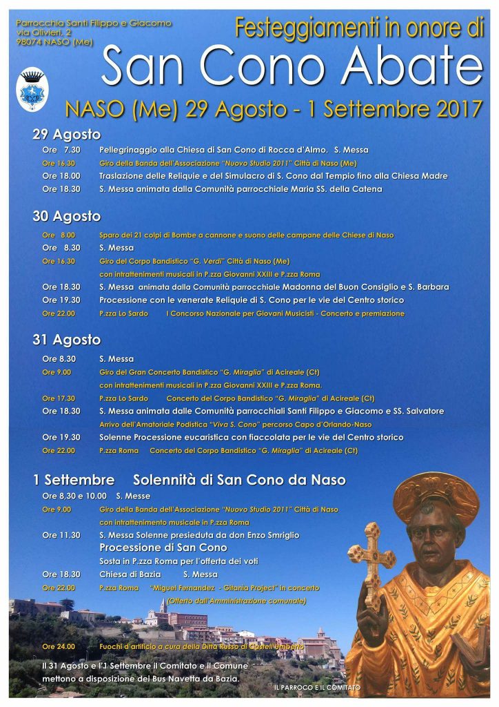NASO – Flamenco e Rumba, i ritmi della festa in onore di San Cono Abate