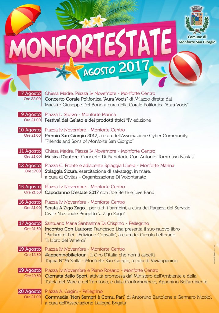 MONFORTESTATE – Musica, sport e tanto divertimento