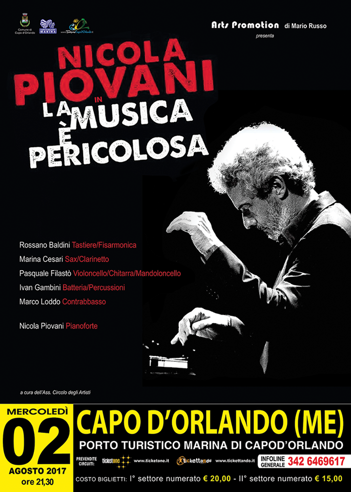 CAPO D’ORLANDO – Nicola Piovani e Toquinho, musica d’autore al porto