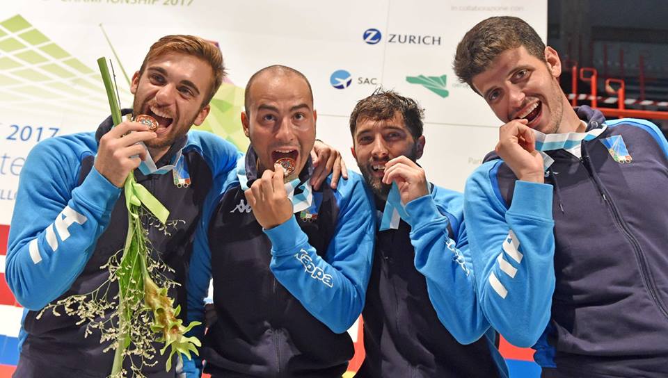 SCHERMA – Campionati Mondiali Militari, l’Italia chiude con 12 medaglia la kermesse iridata