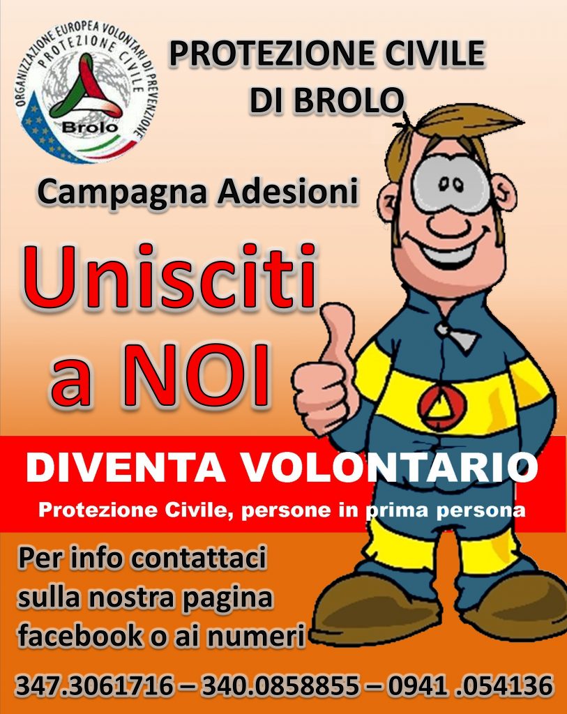 UNISCITI A NOI – Diventa volontario di Protezione Civile
