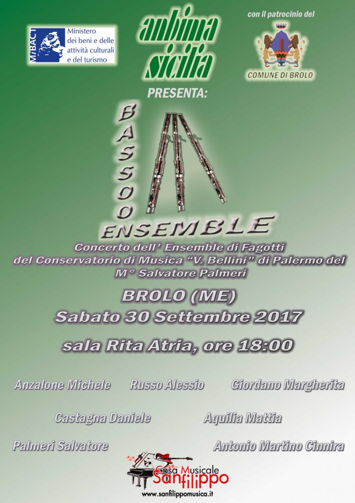 BROLO OGGI – Concerto Happy Basson Ensemble