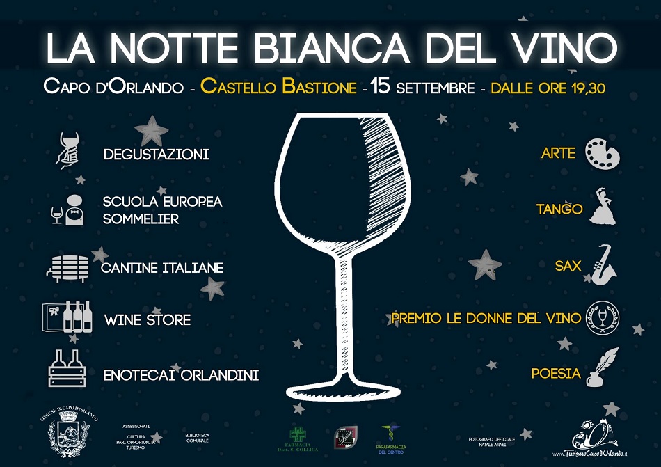 CAPO D’ORLANDO – La notte bianca del vino