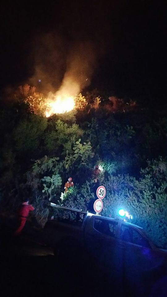 BROLO – Notte di fuoco. Tre incendi dolosi