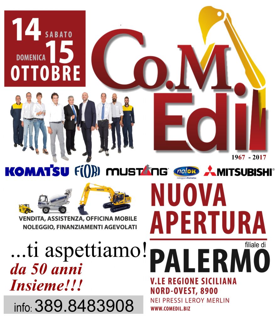 COMEDIL A PALERMO – L’inaugurazione di una nuova filiale è sempre motivo di orgoglio