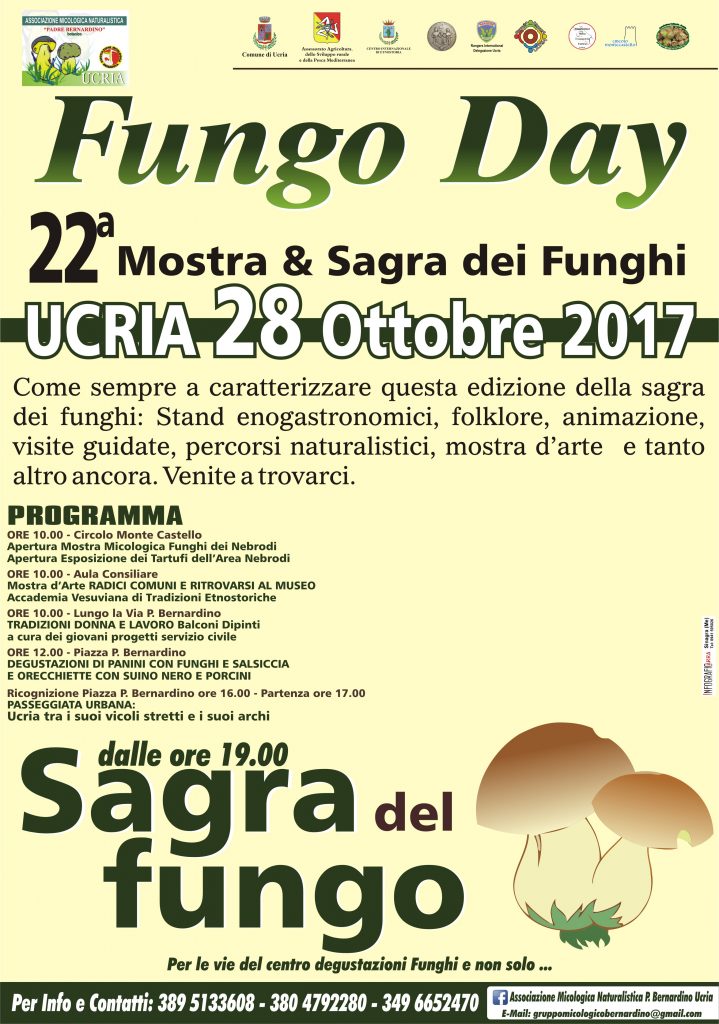 UCRIA – Torna il “Fungo Day”