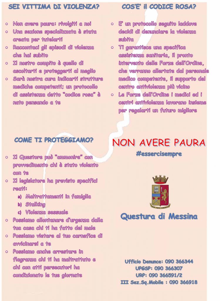 VIOLENZA DI GENERE – Polizia di Stato, prende il via il Progetto Camper