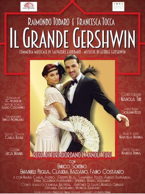 CAPO D’ORLANDO THEATER – “Il grande Gershiwin” con Raimondo Todaro