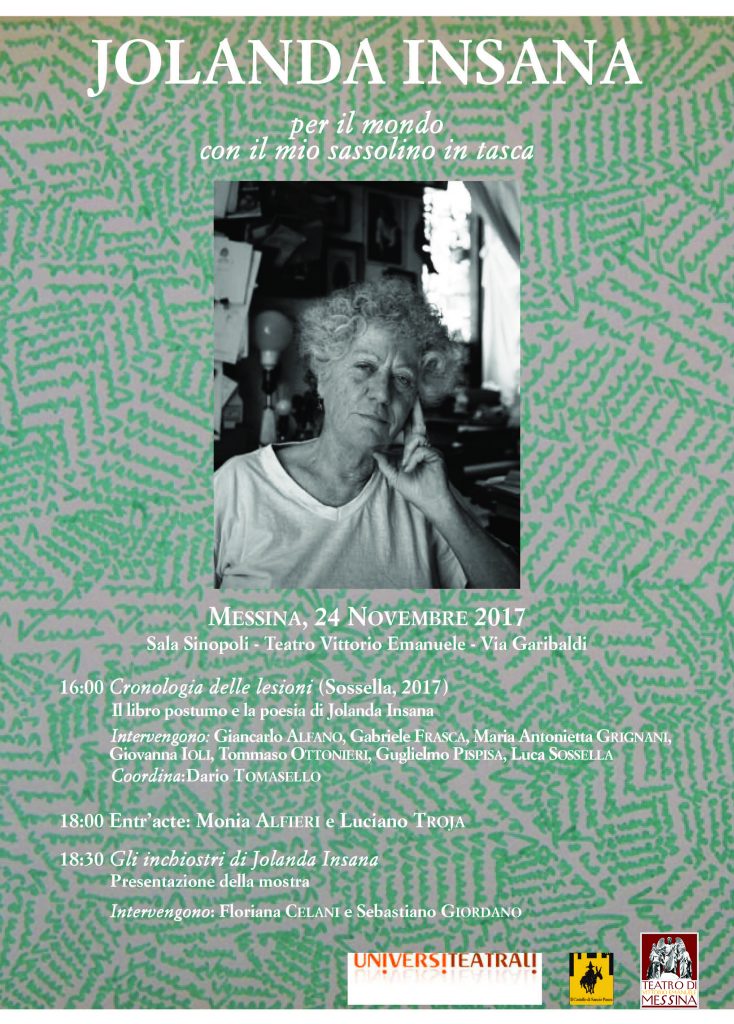 JOLANDA INSANA – Ad un anno dalla scomparsa Unime e Teatro di Messina la ricordano