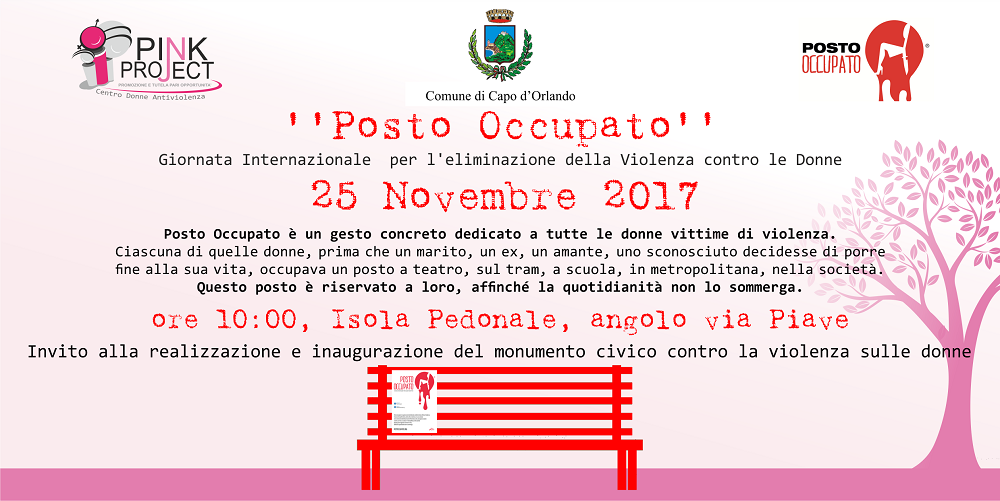 CAPO D’ORLANDO – Posto Occupato, sabato cerimonia sull’isola pedonale