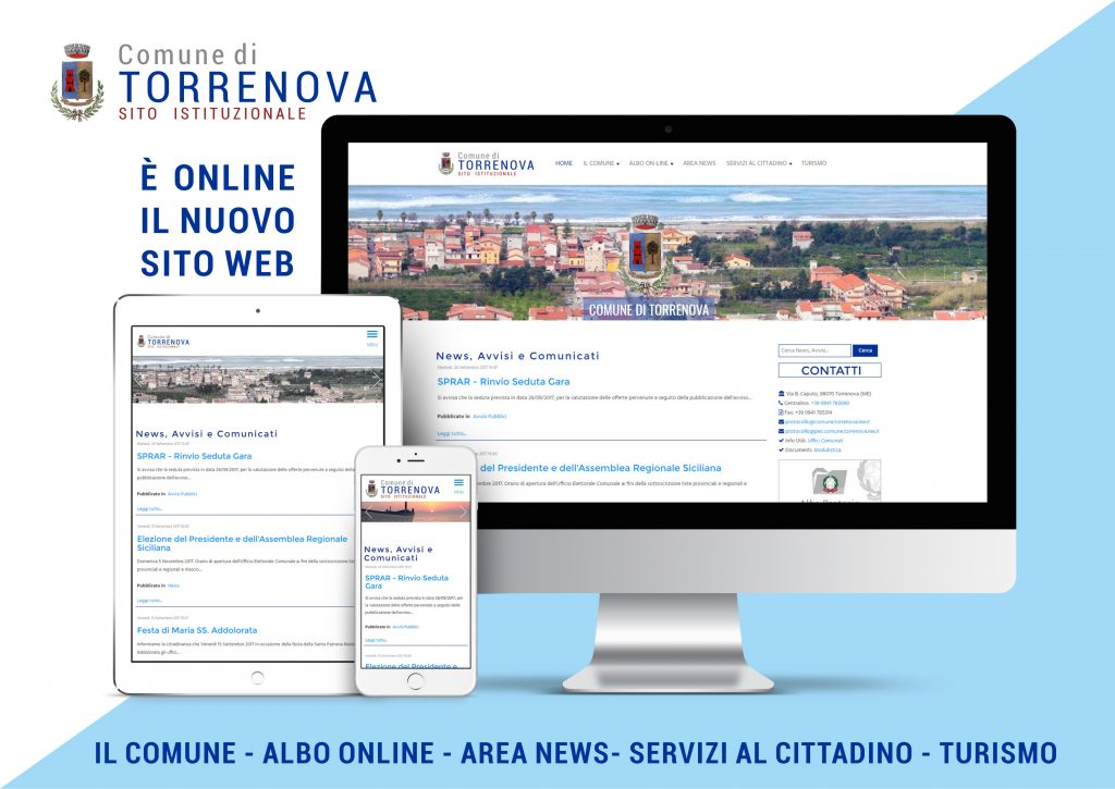TORRENOVA – Online il nuovo sito web del comune