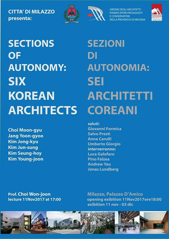 MILAZZO – One Korean Architect kim Young – Joon