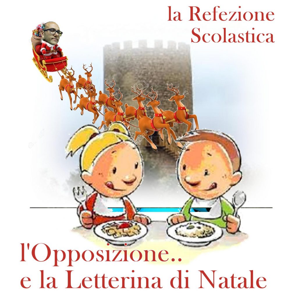 REGALI NATALIZI PIRAINESI – La refezione scolastica sotto l’albero… l’Opposizione scrive una letterina a Babbo Natale