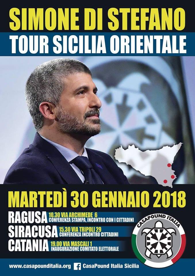 ELEZIONI POLITICHE IN SICILIA – CasaPound c’è!
