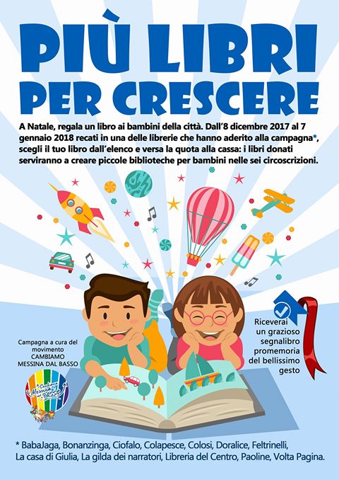 CMdB – Più libri per crescere: donati più di cento volumi!