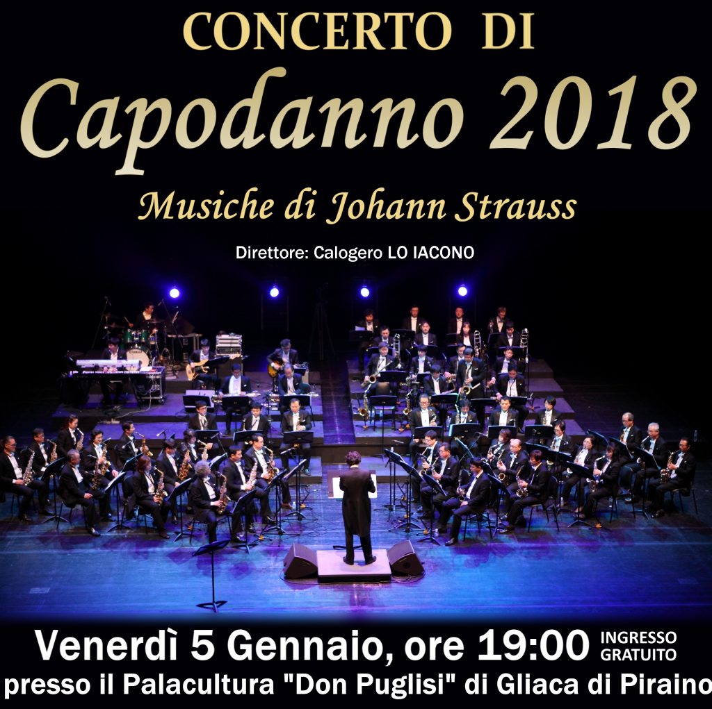 PIRAINO – “Concerto di Capodanno 2018”