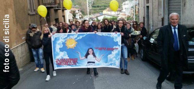 TORTORICI – Un paese piegato su se stesso per il dolore della morte di Chiara
