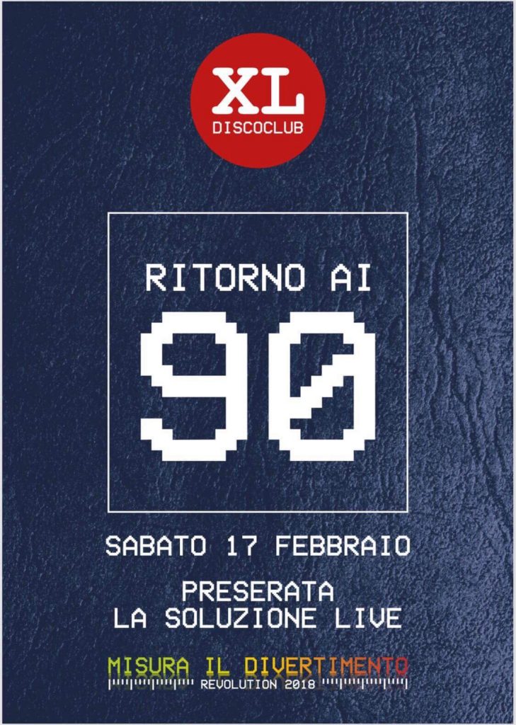 XL DISCO CLUB – Il top della dance anni 90
