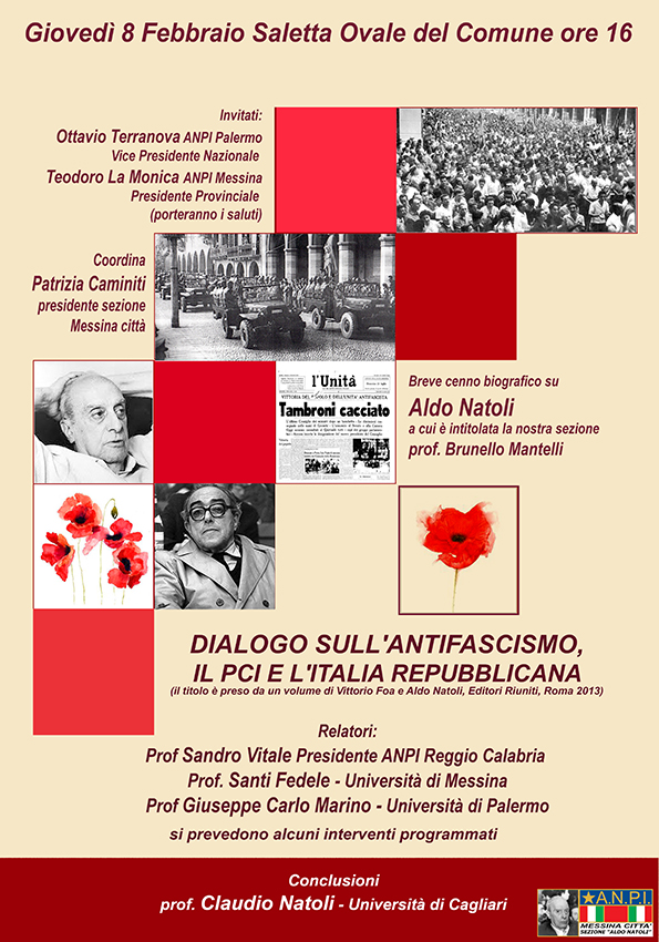 ANPI – La nuova sede sarà intitolata a Aldo Natoli
