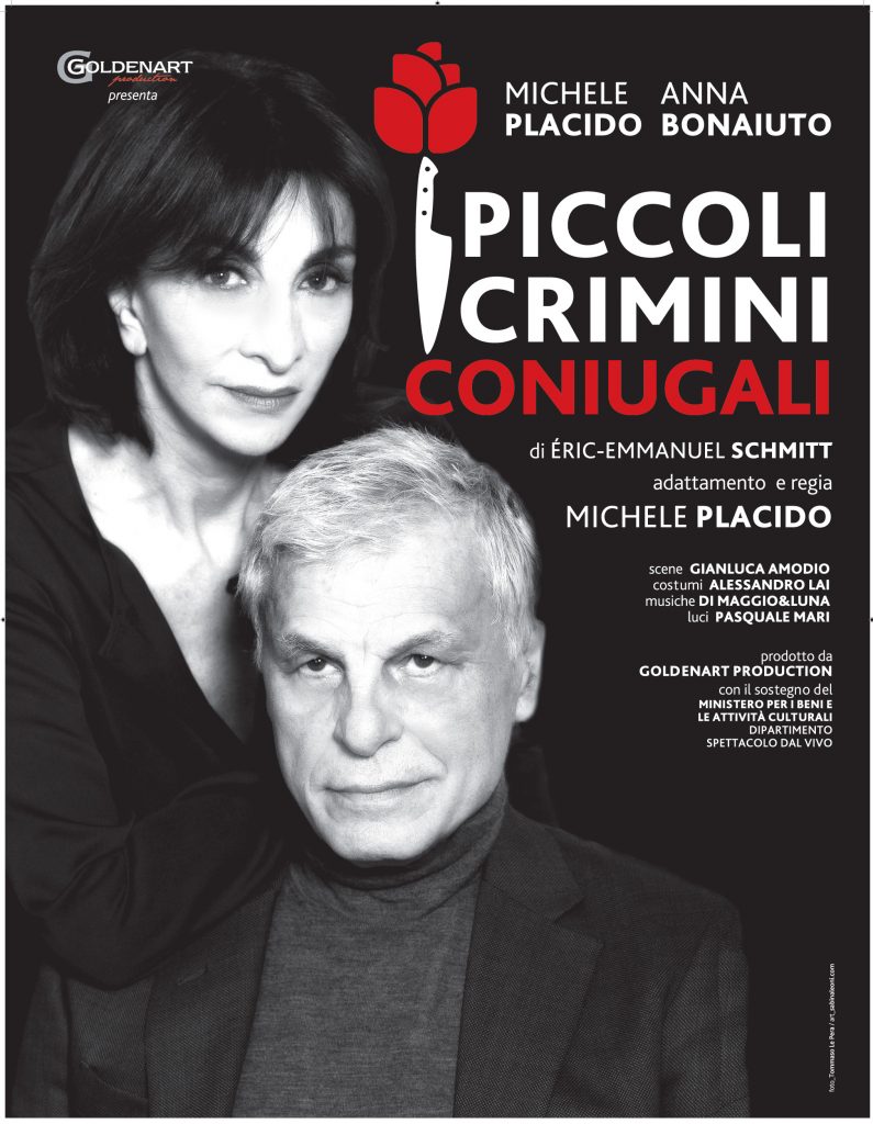 TEATRO – Al Vittorio Emanuele “Piccoli crimini coniugali” regia di Michele Placido