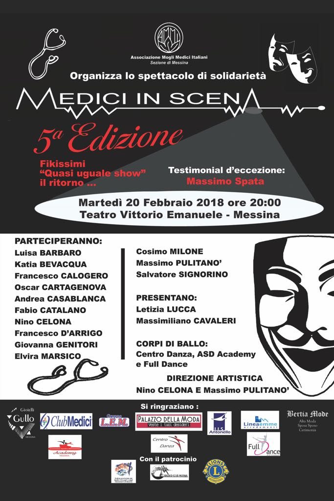 AMMI – ‘Tale e quale show’ rivive coi medici messinesi trasformisti