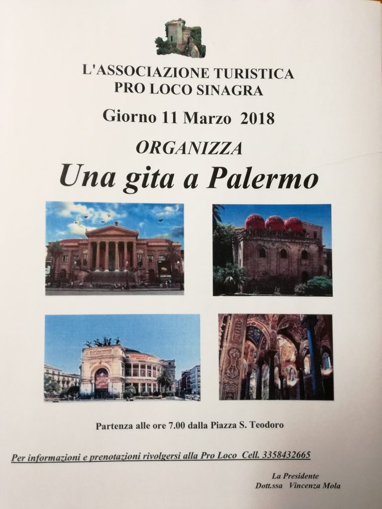 SINAGRA – Riscoprire i tesori della Sicilia: Palermo Capitale Italiana della Cultura 2018