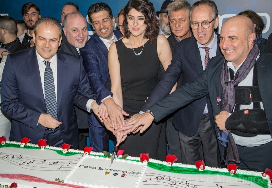 SANREMO 2018 – Elisa Isoardi madrina di Casa Sanremo Vitality’s