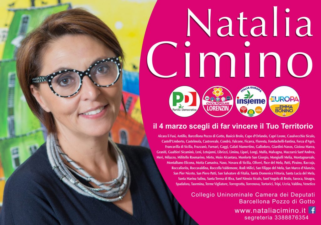 POLITICA A PATTI – Venerdì conferenza stampa del PD e Natalia Cimino comunica al consiglio comunale la sua candidatura