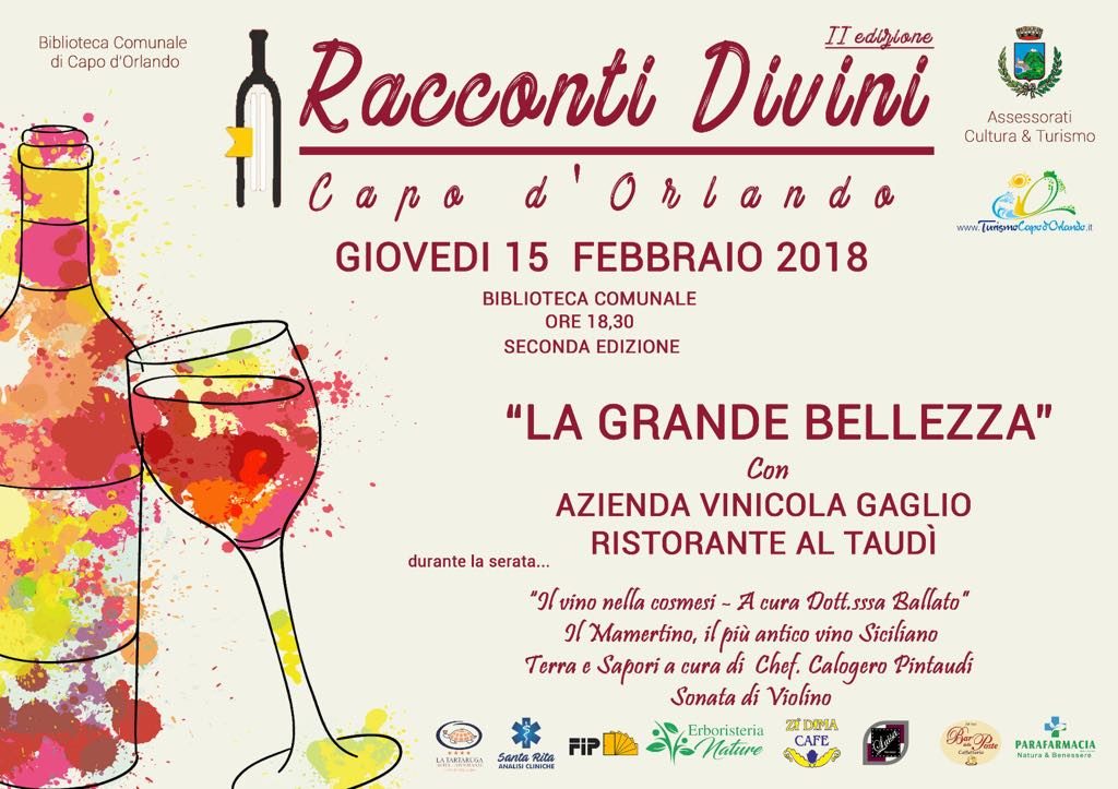 CAPO D’ORLANDO – Racconti DiVini, la seconda serata con le cantine Gaglio