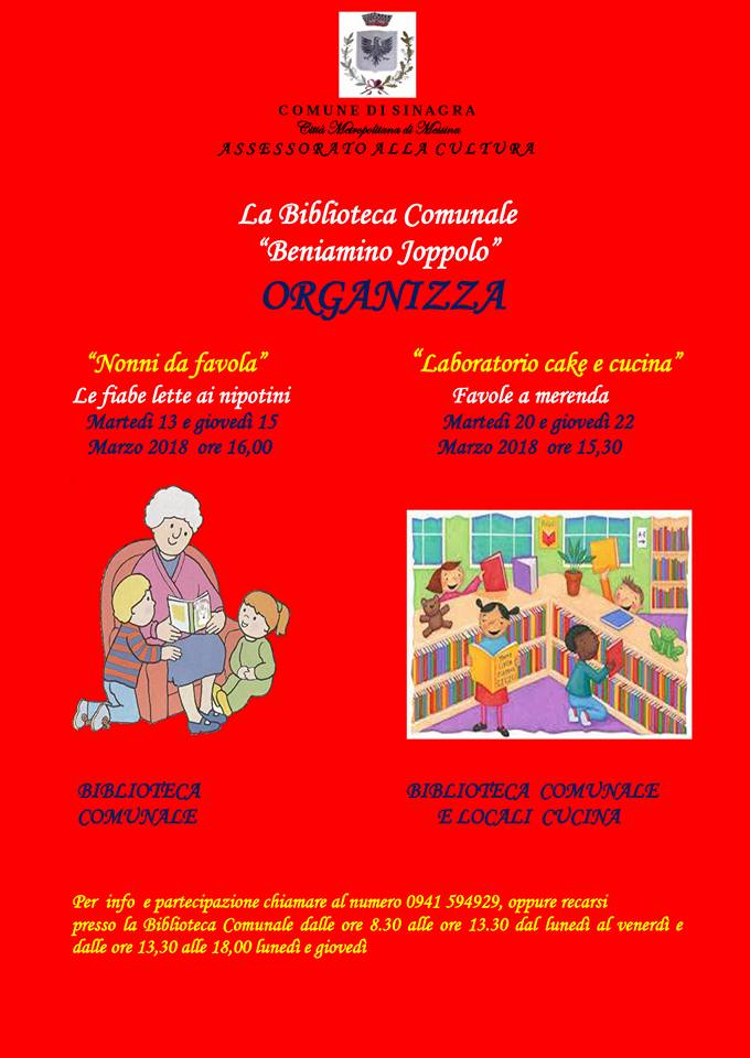SINAGRA – Giornate dedicate a “nonni e nipotini”